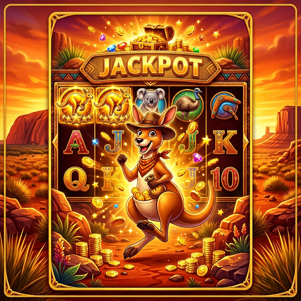 Golden Outback game preview — Australian desert theme